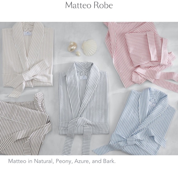 Matouk Women's Striped Robes in PINK and 1 in blue! - Picture 10 of 10